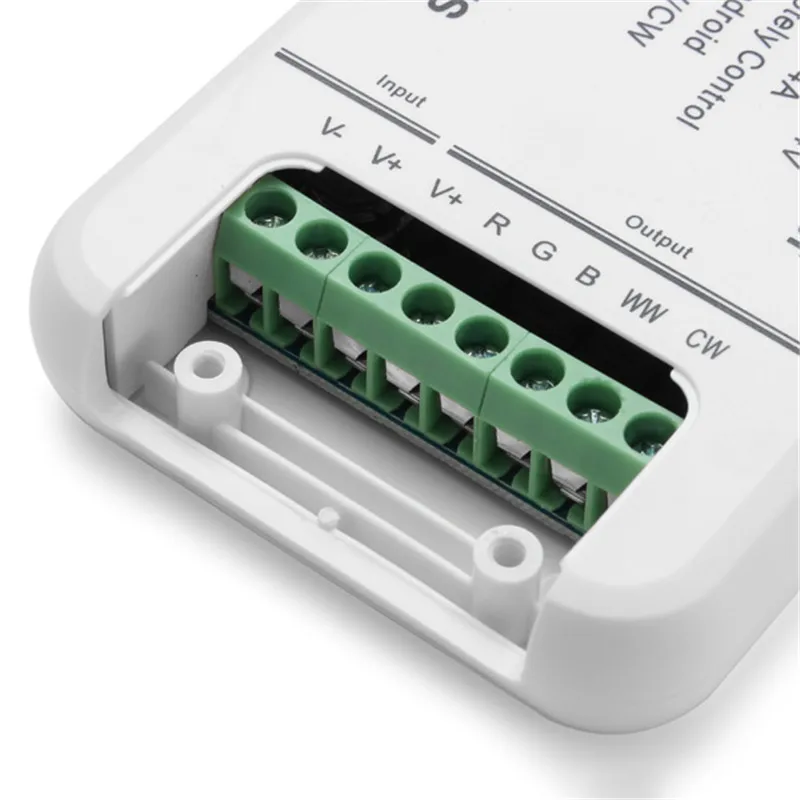 ARILUX AL-LC06 светодиодный Wi-Fi контроллер для смартфонов Romote 5 каналов DC12-24V RGBWW светильник полосы