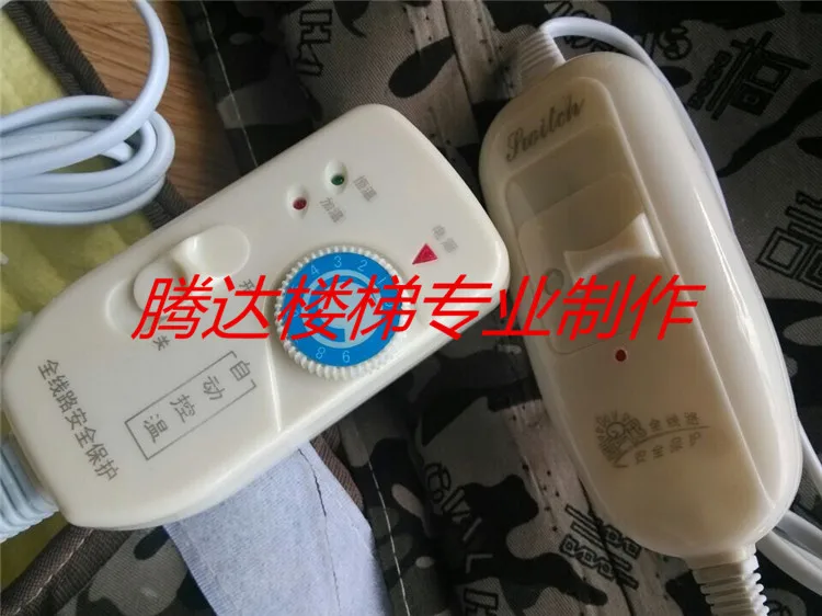 Staircase handrail guardrail heating blanket polymer heater installation of special tools |