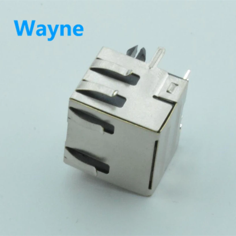 RJ45 interface 8P8C socket 56 Incidental lamp Shield network 90 degree horizontal | Электроника
