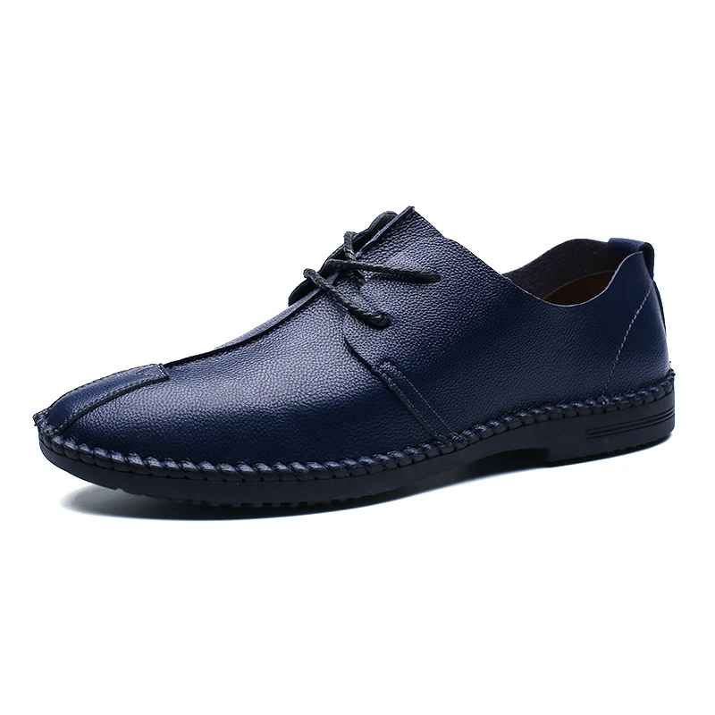 Fotwear/мужская кожаная обувь Мужская повседневная легкая рабочая на шнуровке