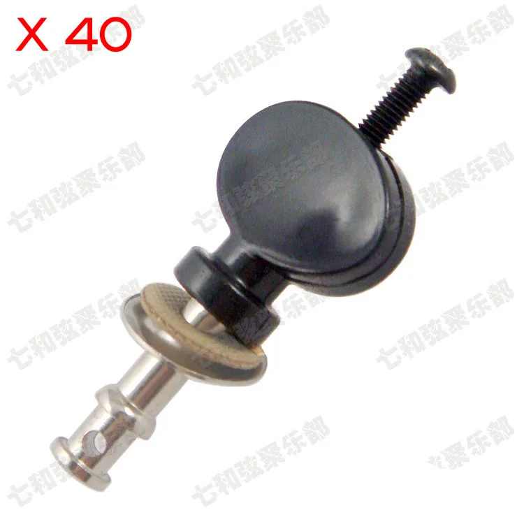 40 шт./лот черные струны для Укулеле колышки настройки ключей тюнеры машинные