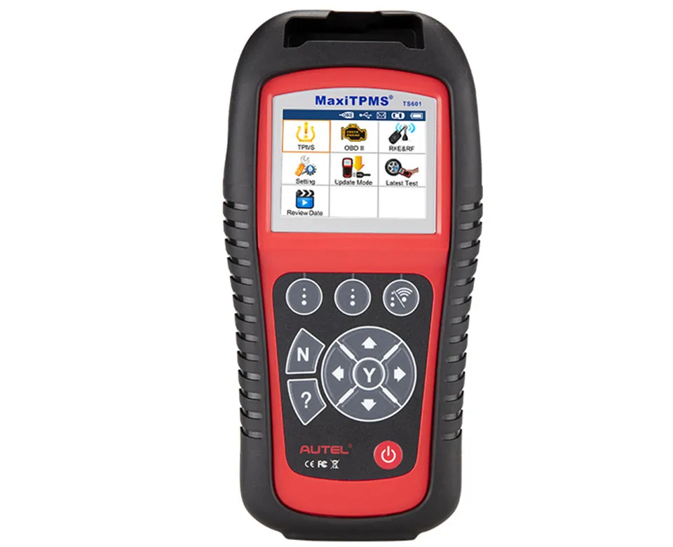Autel MaxiTPMS TS601 TPMS инструмент диагностики и обслуживания активации датчиков TPMS/перепрограммировать ecu автомобиля/выключить предупреждение огни