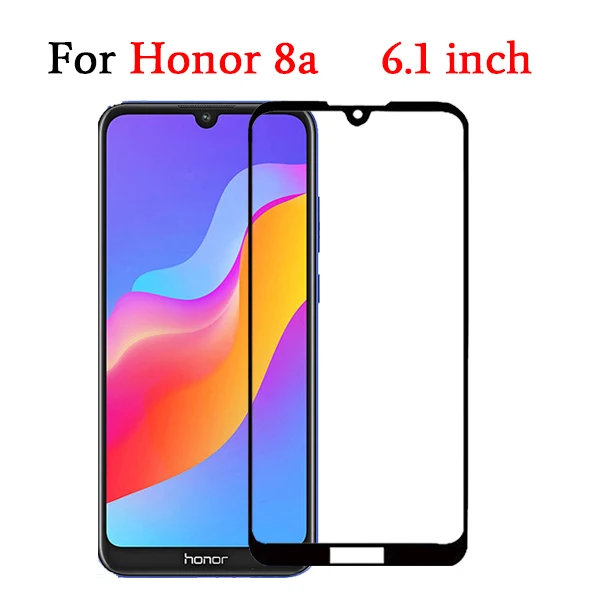 Honor 8a Полное защитное стекло honor 8x закаленное стекло для huawei honor 8x 8c play 8a 8 lite honor 8x honor 8a honor 8c Safety Sklo - Цвет: Honor 8a
