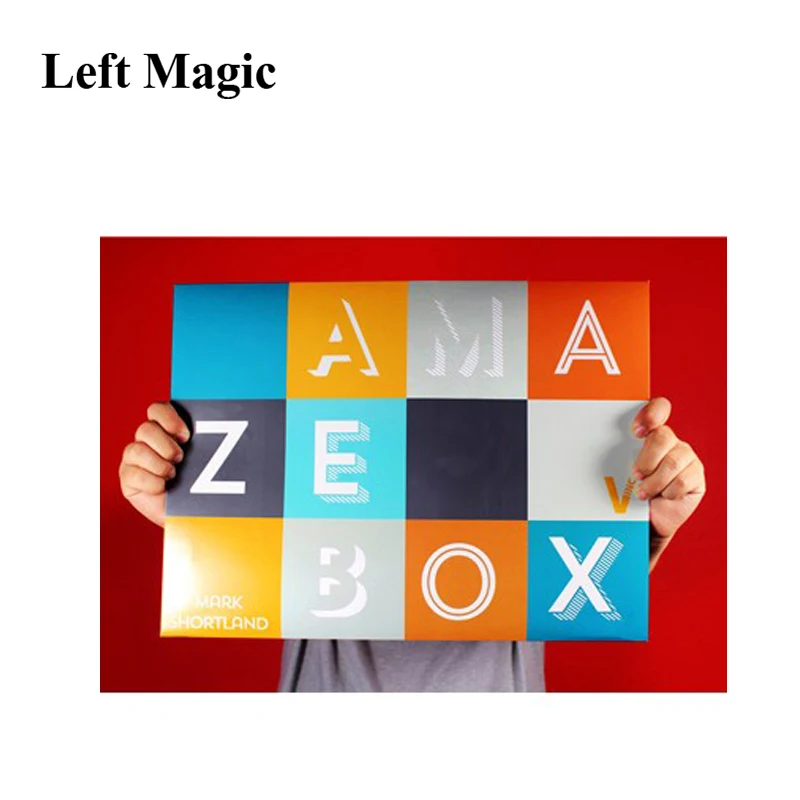 Фокусы AmazeBox от Марка короткой земли, обменный бокс для профессиональных фокусников, сценические подвески, иллюзия, Магическая комедия G8295