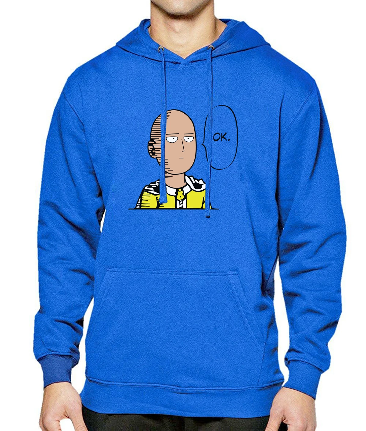 Толстовка мужская флисовая с мультяшным принтом на весну/зиму|fleece sweatshirt men|mens