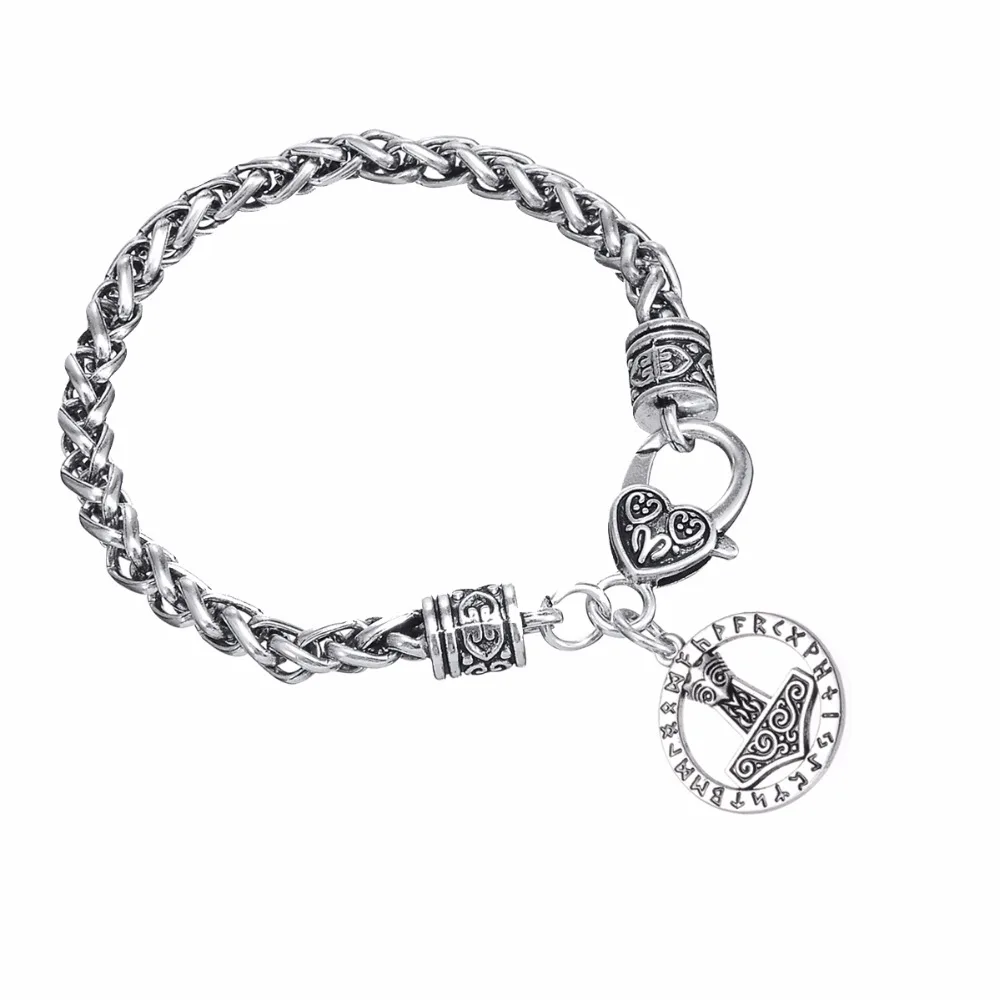 Dowapara молоток Тора полый кулон браслеты сказка викингов ювелирные изделия