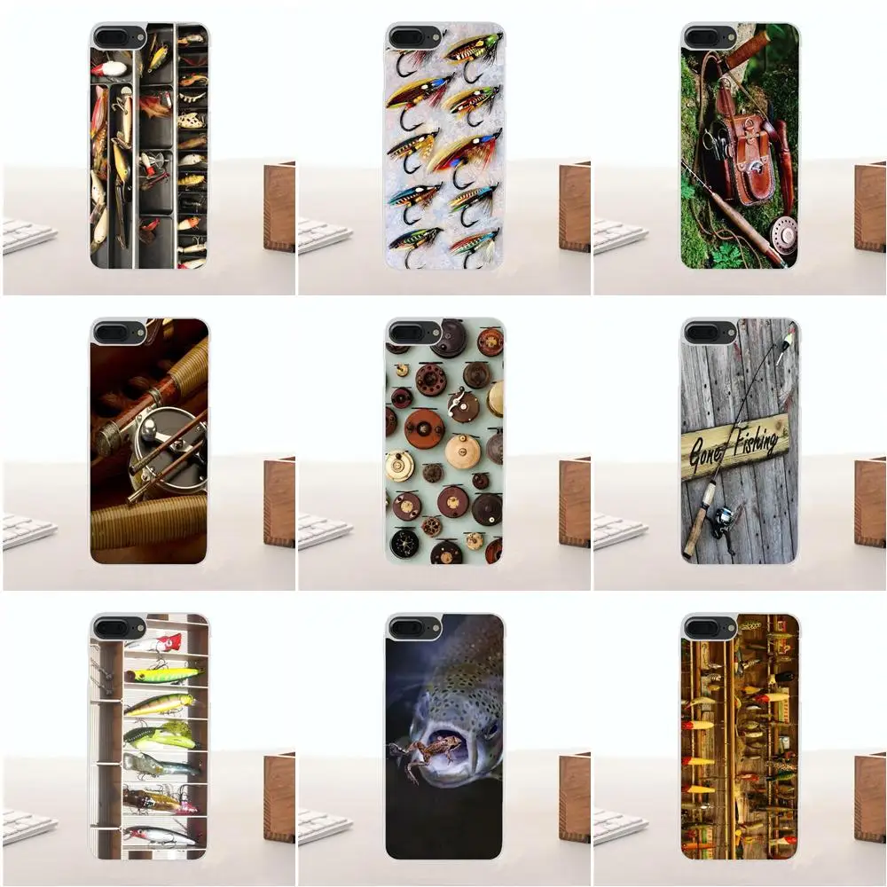 Мягкий футляр для рыболовных принадлежностей Soft Phone Fishing Tackle Box Lures для LG G2 G3 G4 G5 G6 G7 K4 K7 K8 K10 K12 K40 Mini Plus Stylus ThinQ 2016 2017 2018 on.