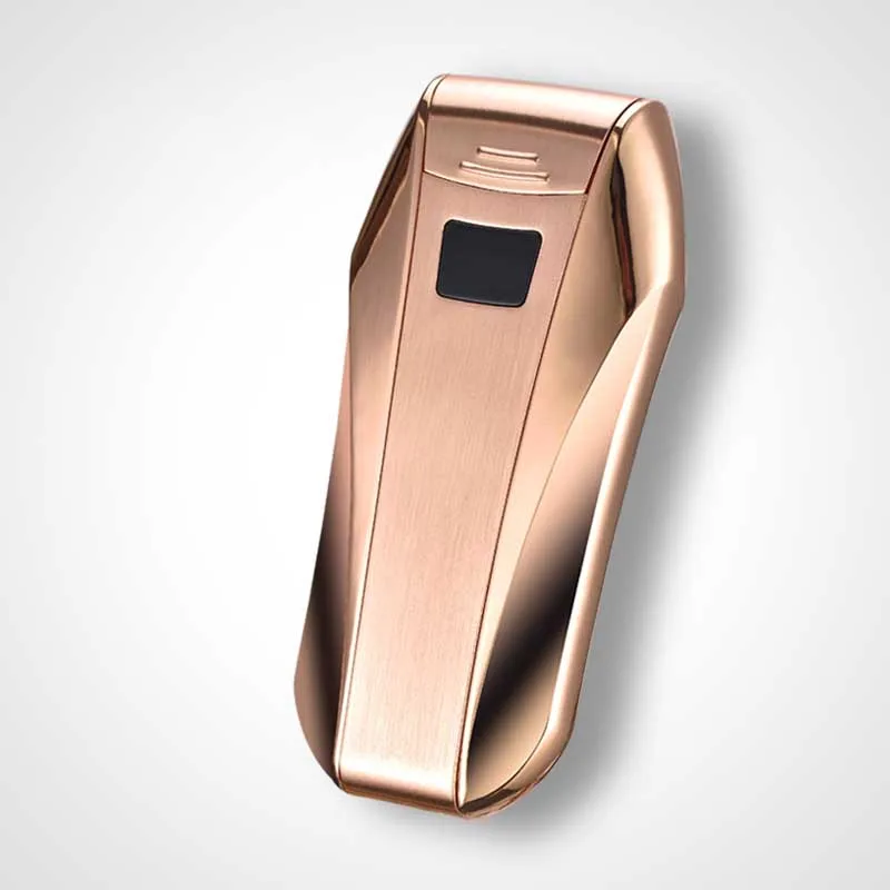 2019 металлическая Сенсорная Электронная USB-зажигалка с двойным пламенем и