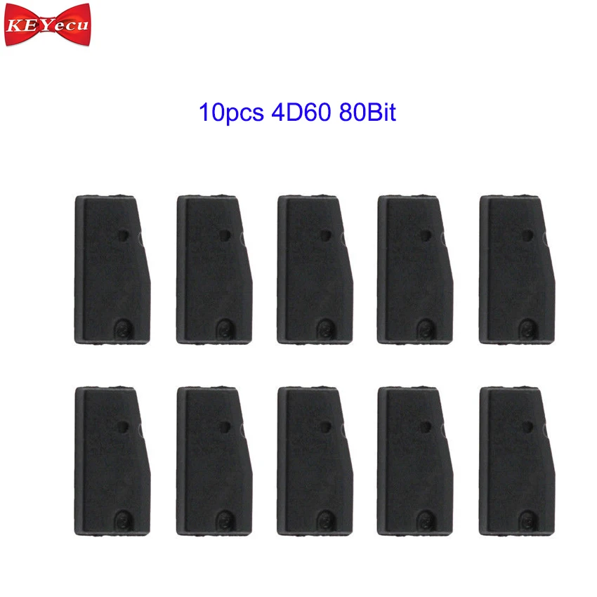 KEYECU 10 шт 4D60 80Bit углеродный чип транспондера TP19 Pg1:FF для Ford Connect Fiesta|ff| |