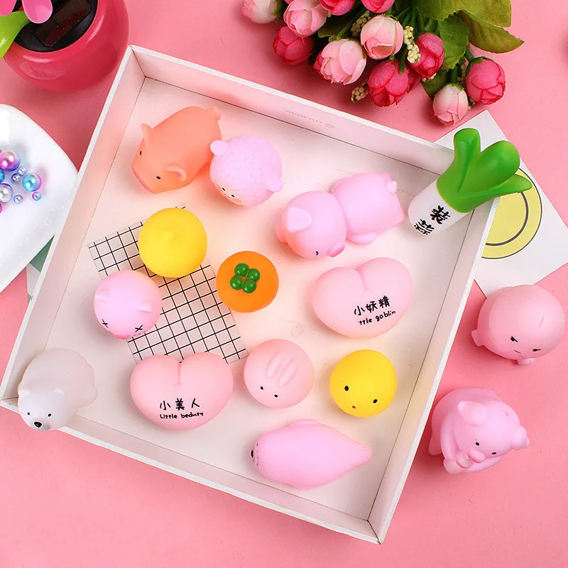 1 шт. милая сжимаемая игрушка новинка забавные игрушки с животными партия