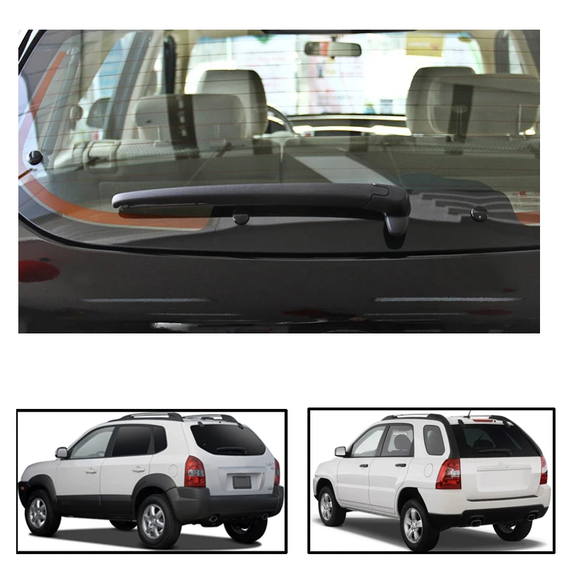 Xukey задние Дворники для лобового стекла рукоятка и лезвие подходит для Kia Sportage JE KM 2010 2009 2008 2007 2006 2005 2004 для hyundai Tucson