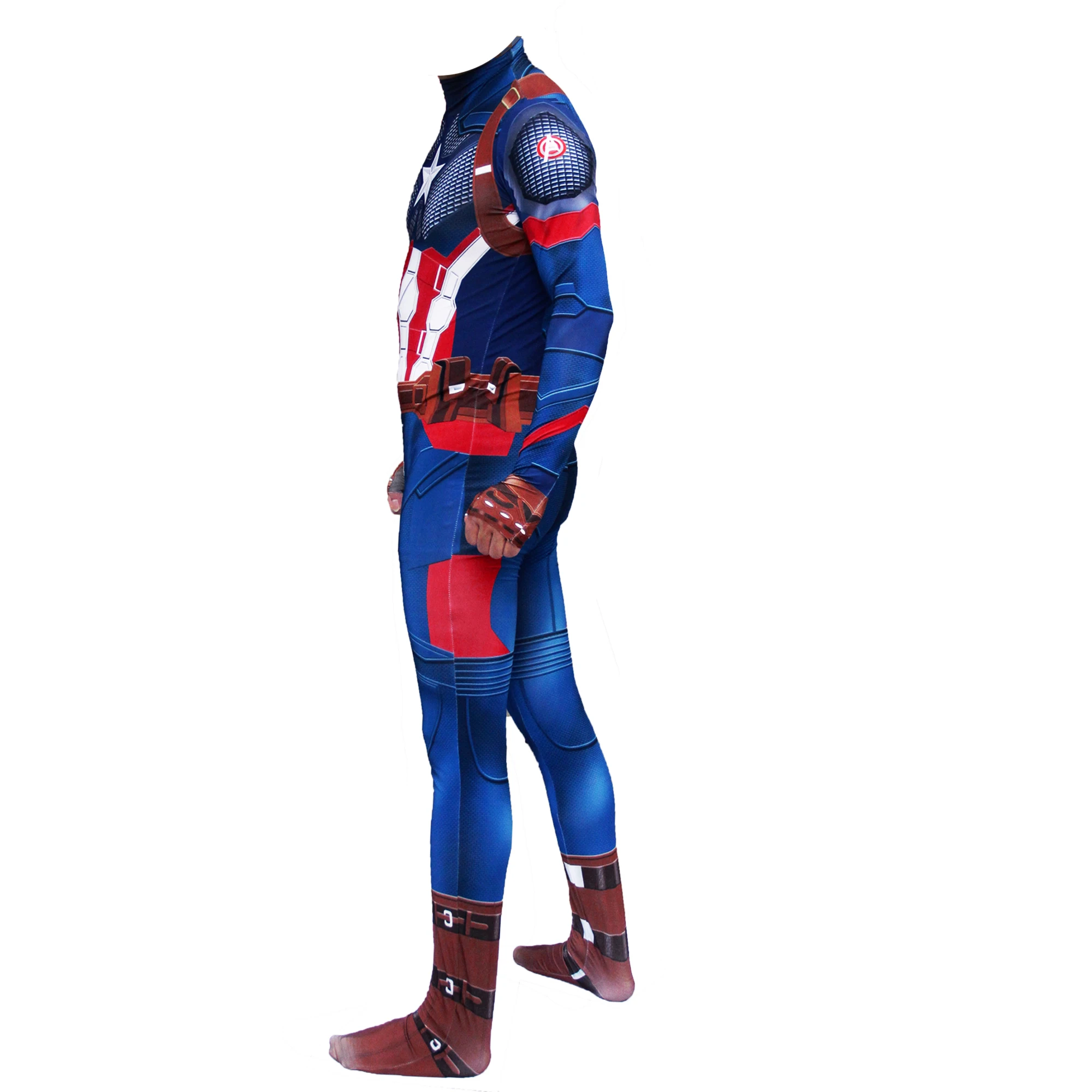 Косплей супергерой Мстители: Endgame Капитан Америка костюм Рыцарь воин униформа