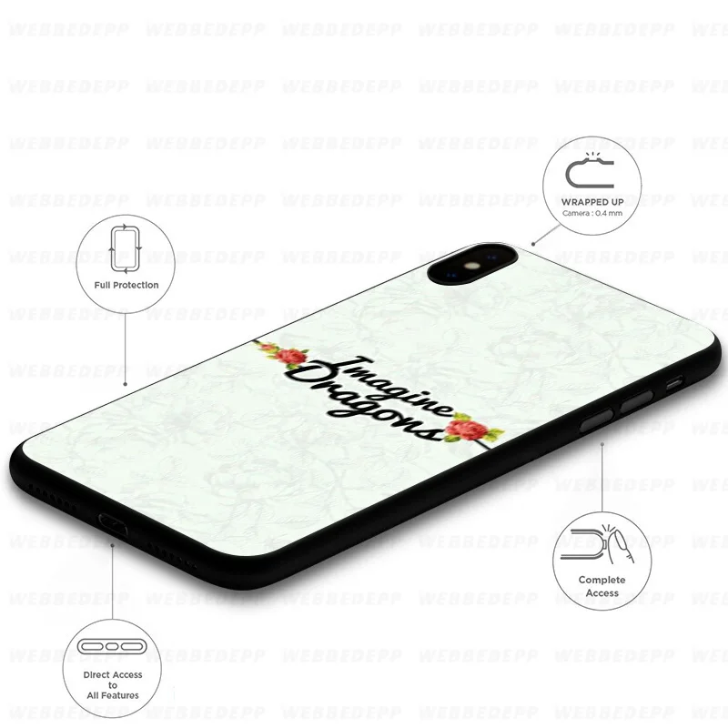WEBBEDEPP Imagine Dragons Band Soft Case for Xiaomi Mi 9T 9 8 SE 6 A1 A2 A3 Lite MiA1 MiA2 MiA3 F1 MAX 3 Mi8 CC9E CC9 |