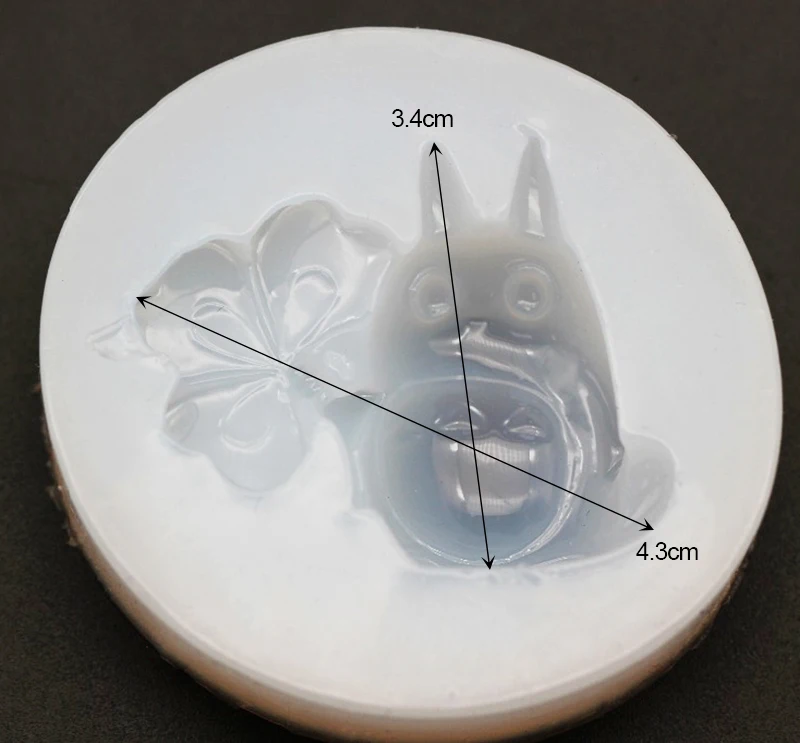 1 шт. прозрачная Шиншилла в форме животных силиконовая высушенная форма цветок