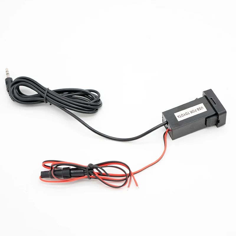 Автомобильный интерфейс 12 В USB зарядное устройство для телефона дополнительный