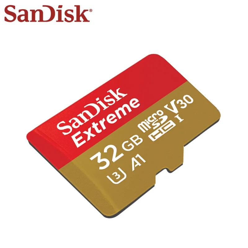 100% оригинальная карта памяти SanDisk Extreme 32 Гб SDHC максимальная скорость чтения 100 м/с