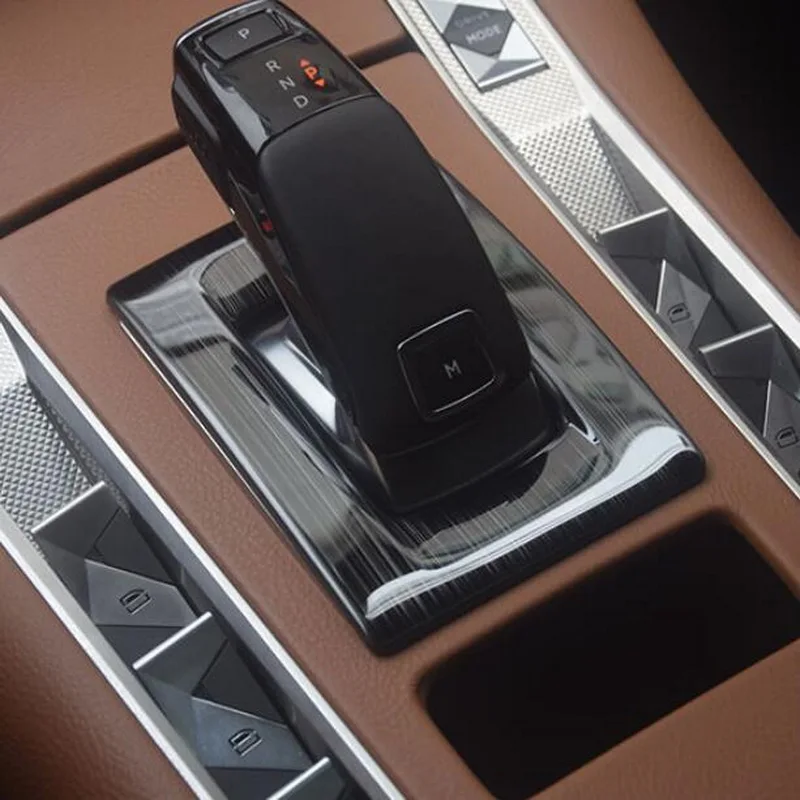 Tonlinker внутренняя Автомобильная накладка на крышку панели КПП чехол наклейки для Citroen DS7-19 автомобильный Стайлинг 1 шт. наклейки из нержавеющей стали
