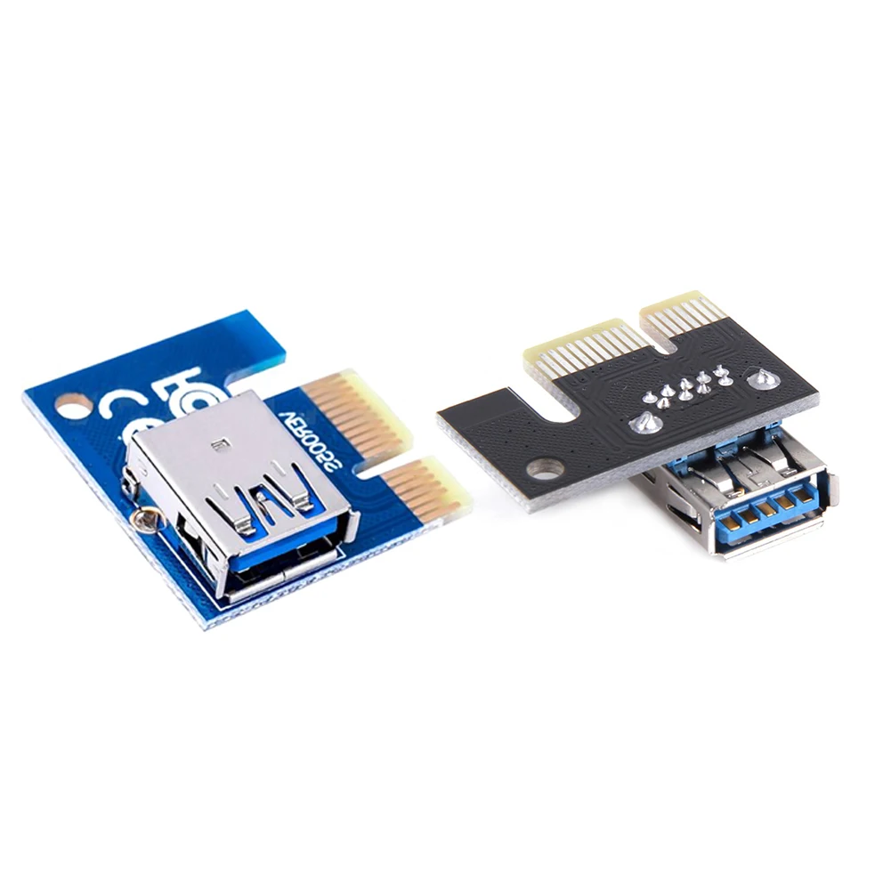 Мини USB 3 0 PCI-E1X PCI-Express X1 Riser Card PC Компьютерные принадлежности конвертер адаптер для