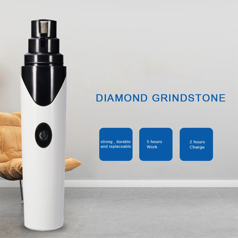 

USB Charging Electric Pet Nail Grinder Cat Dog Nail Grooming Tool Professional Paws Grinder Clipper Trimmer Pet Nail Care Tools