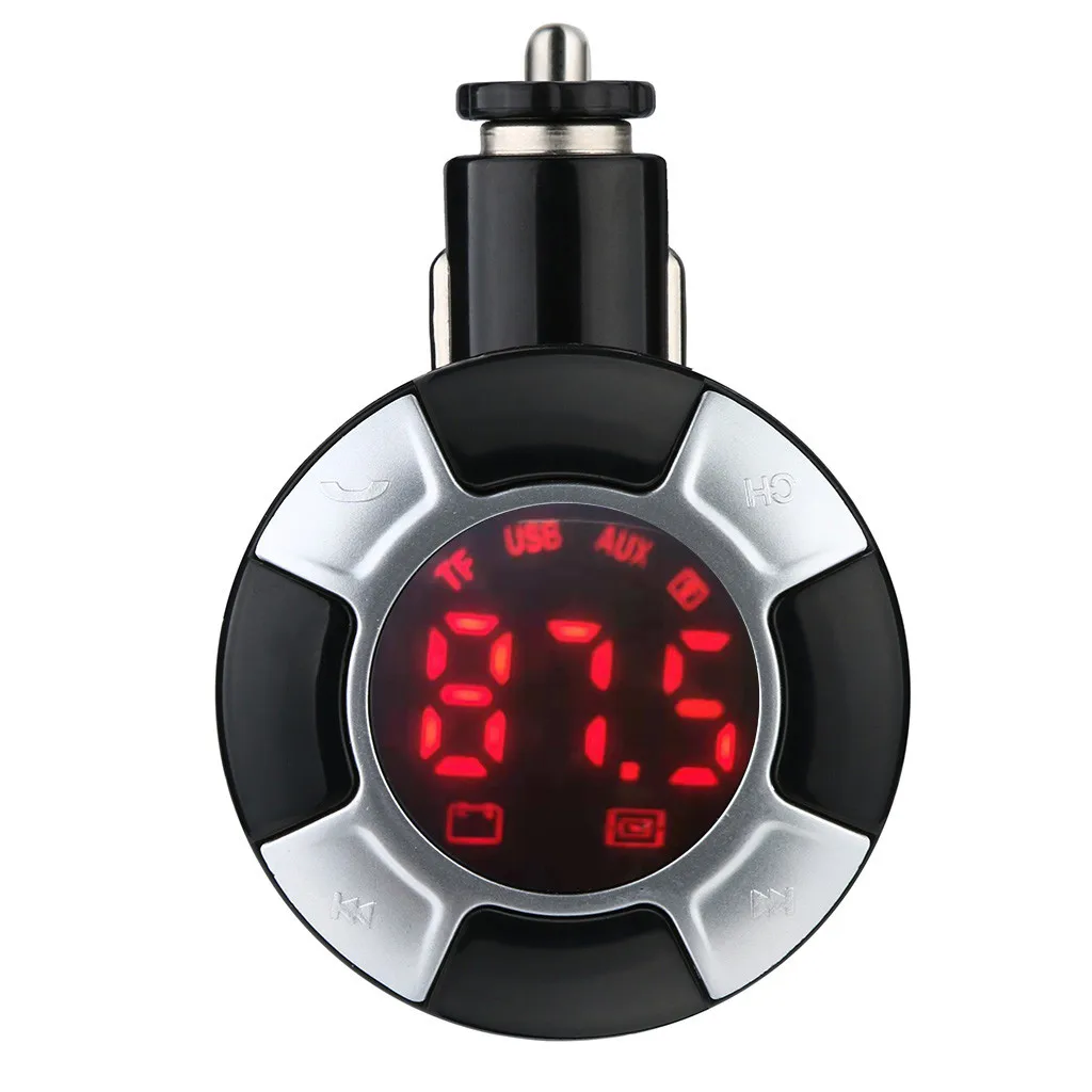 Car Auto Multifunction Hands-free Wireless mp3 Q7 2USB Charge LED MP3 Bluetooth FM Transmitter With MIC Vintage Radio h0127 | Автомобили и