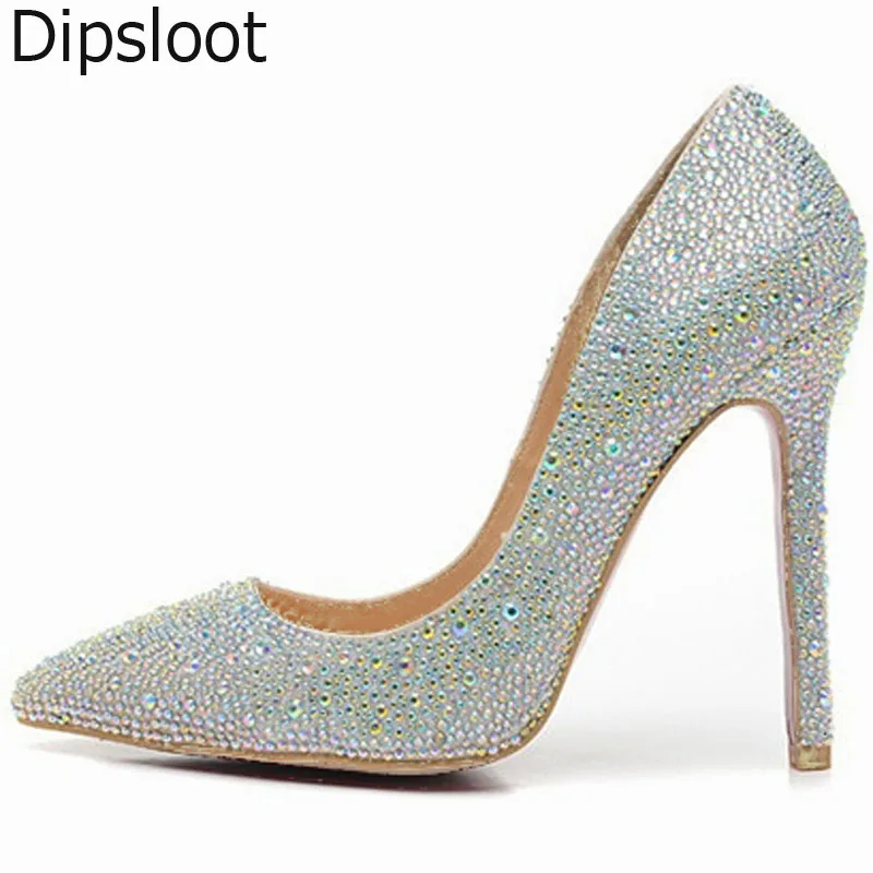 Женские туфли лодочки с острым носком на высоких шпильках|elegant wedding shoes|wedding shoespointed