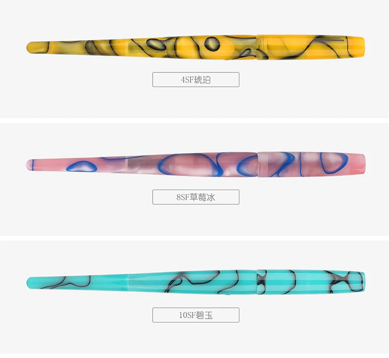 Коллекция! Penbbs 267 вакуумная заправочная авторучка прозрачный пластик биколор наконечник демпфирующая ручка