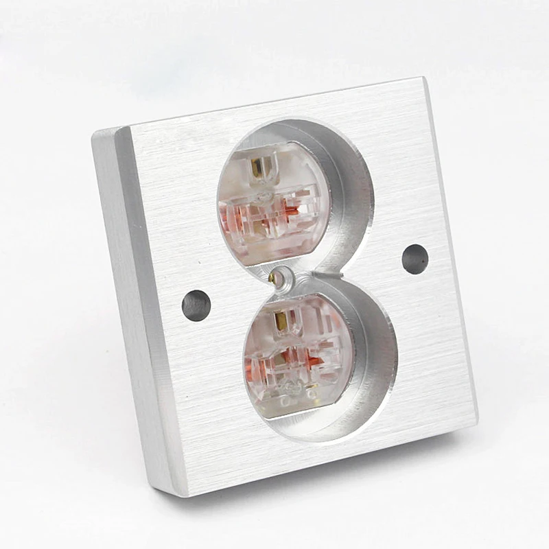 

Цельные розетки переменного тока США, настенная розетка, аудиоразъем из меди, дуплексная пластина