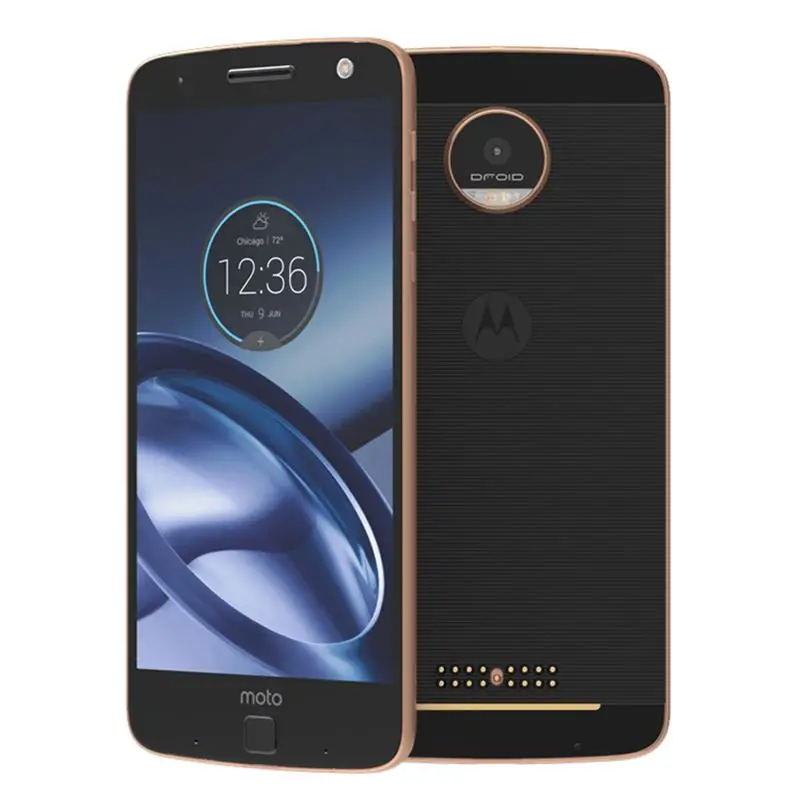 Черный Motorola MOTO Z XT1650 сотовый телефон 5,5 дюйма Quad HD 2 K дизайн 4G LTE смартфон 4 Гб Оперативная память 64 Гб Встроенная память 13MP+ 5MP мобильного телефона - Цвет: Черный