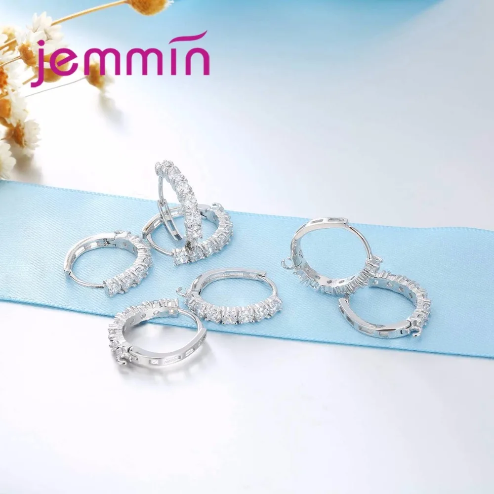 Серьги женские из серебра 925 пробы с кристаллами 1 пара| |