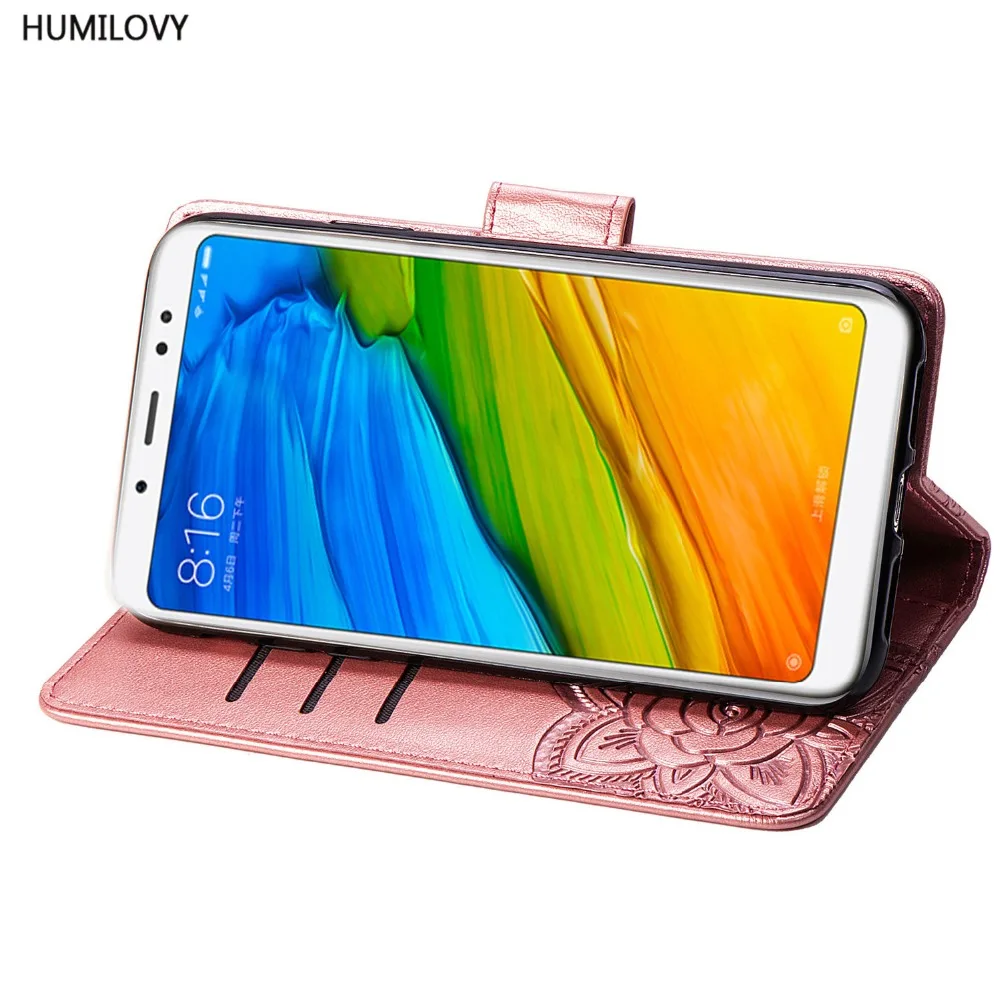 For Global Xiaomi Redmi Note 5 Leather Case on for Pro Cover Classic Style Flip Wallet Phone Cases Coque | Мобильные телефоны и