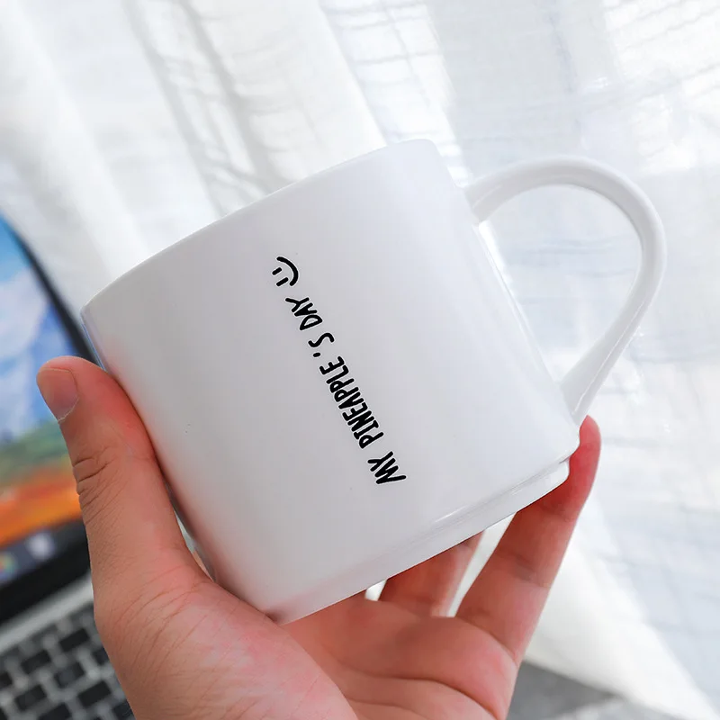 Кружка для кофе с ананасом 400 мл | Дом и сад