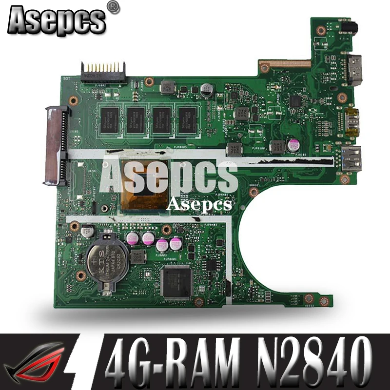 Asepcs X200MA материнская плата для ноутбука For Asus F200M F200MA тест оригинальная 4G RAM