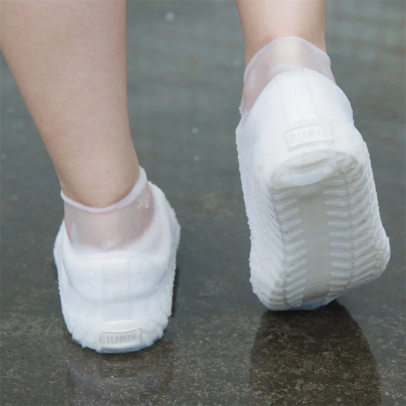 2 пары силиконовые резиновые сапоги крышка Портативный носимых силиконовая