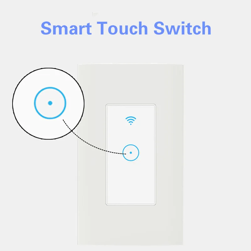US умная розетка для дома WIFI настенный выключатель работает с Alexa Google Home IFTTT