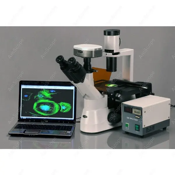 EPI флуоресценция AmScope поставки 40x 400x план фаза Контрастность культуры