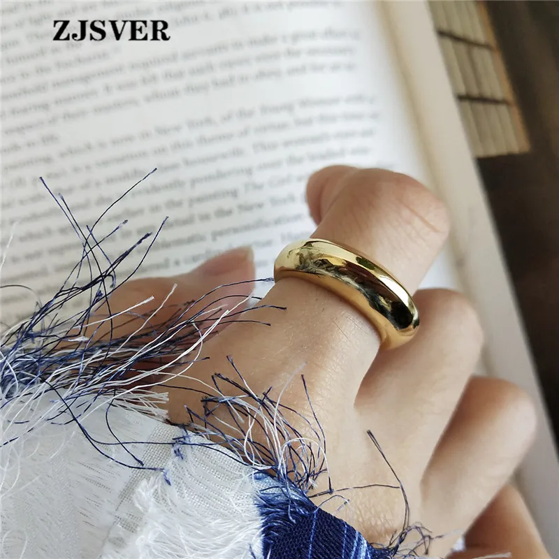 ZJSVER корейские ювелирные изделия кольцо из стерлингового серебра 925