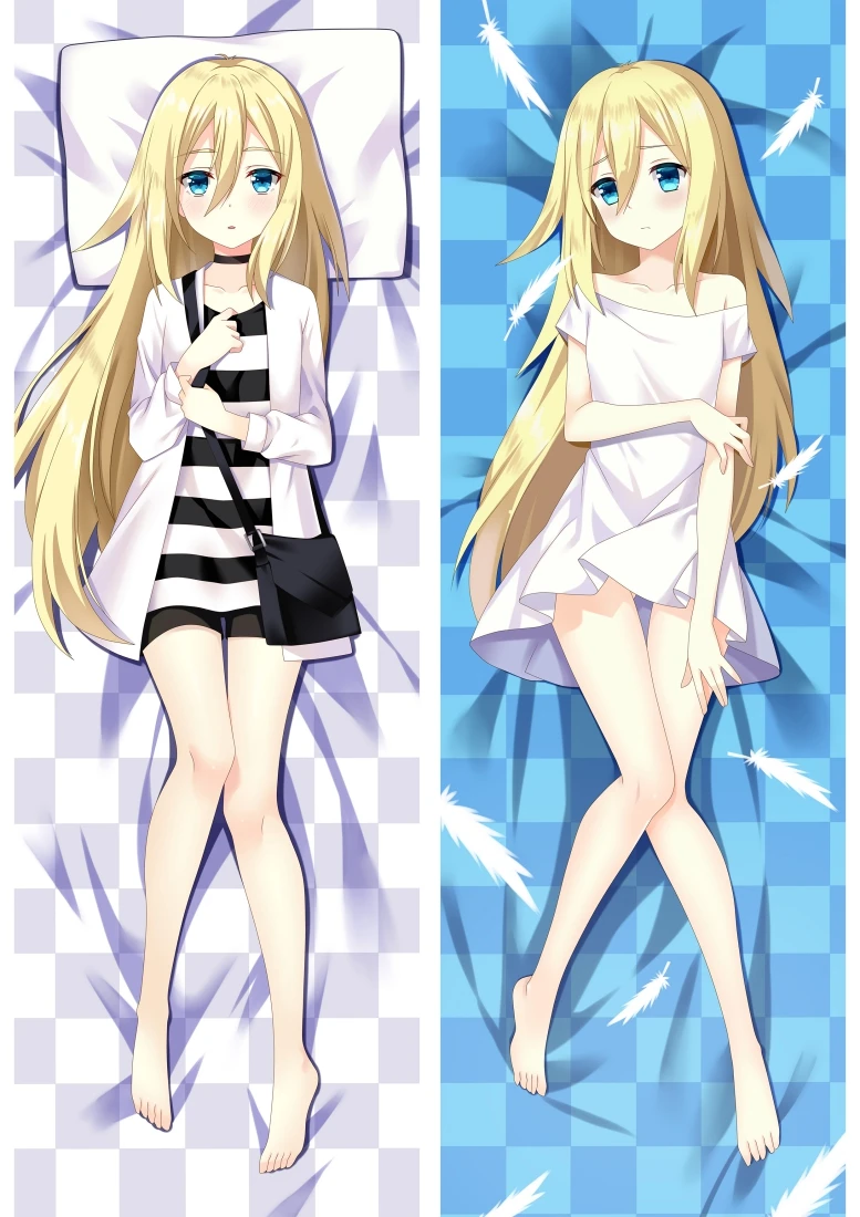 Подгонянный аниме обниматься тела Чехол ангелов смерти Dakimakura подушка чехол s футболки с аниме наволочка