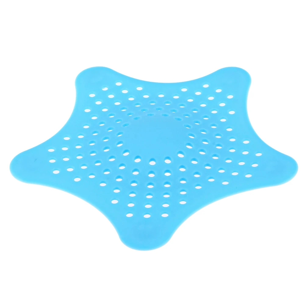 Blue Starfish Bathroom Hair Stopper Catcher Floor Drain Home Cleaning Kit of Sink Strainer Sewer Drainage Filter. | Дом и сад