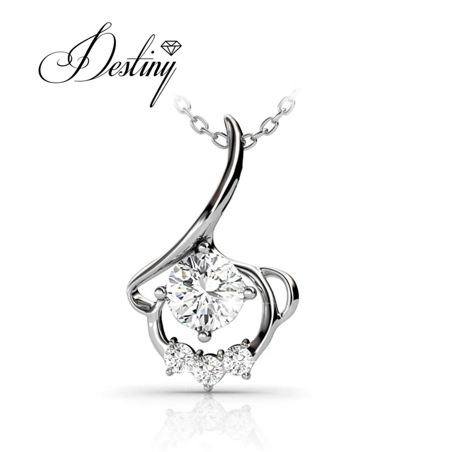Destiny Jewellery кристалл кулон ожерелье сделано с кристаллами от Swarovski дизайн новый