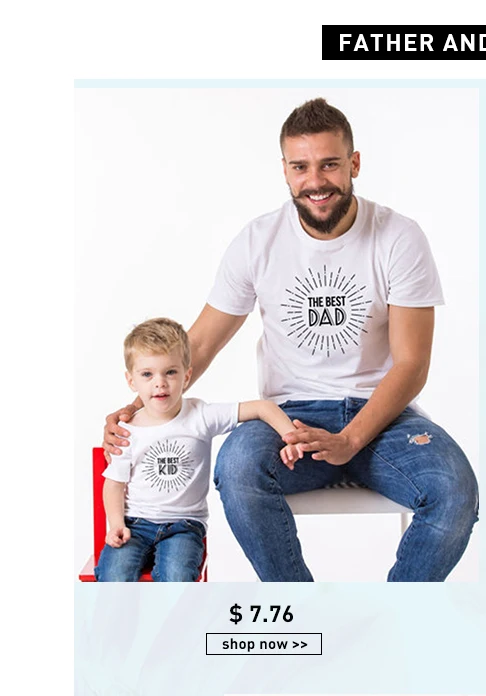 Babyinstar Новинка Лето Семейная комплект для папы и сына Mini Семейная футболка Летняя семейняя одежда для всей семьи Мужская и детская футболка