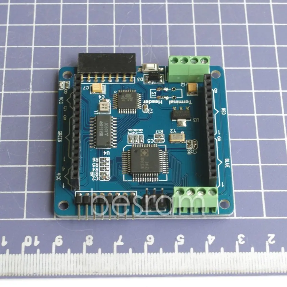 СВЕТОДИОДНЫЙ цветной щит Arduino RGB для IIC ISP 8*8 мм ATmega328p UART|colorduino| |