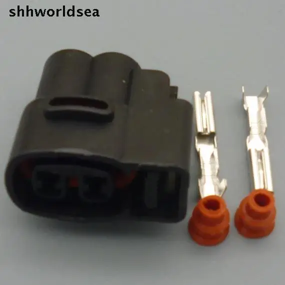 Shhworldsea 50 наборов 2 PIN автомобиль катушка зажигания Разъем авто Электрический