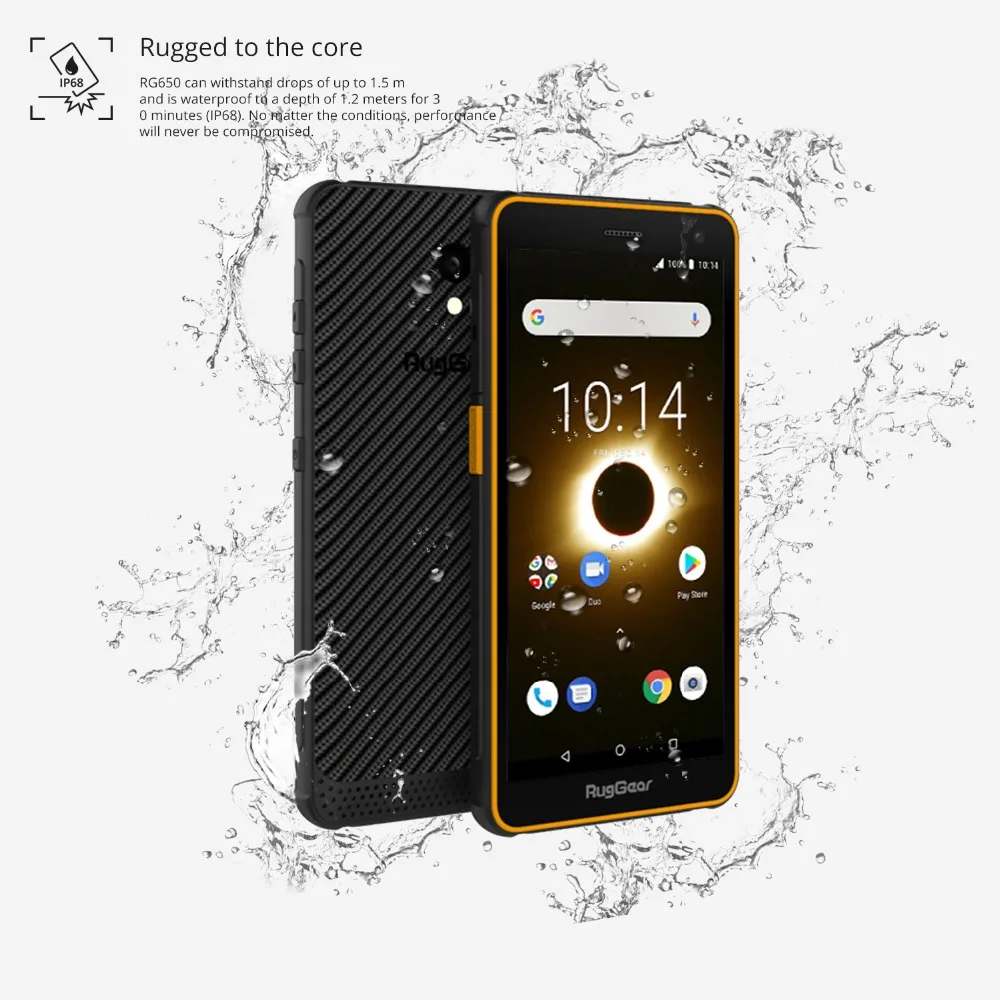 RugGear RG650 Android 8 1 (Oreo) прочный смартфон Ulocked Water resistance 5 99 (18:9)|Смартфоны| |