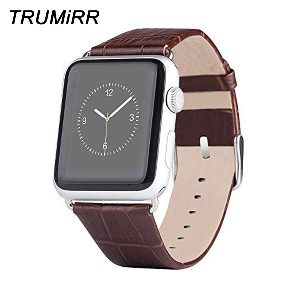 Ремешок из натуральной кожи для iWatch Apple Watch Sport Edition браслет с соединителем