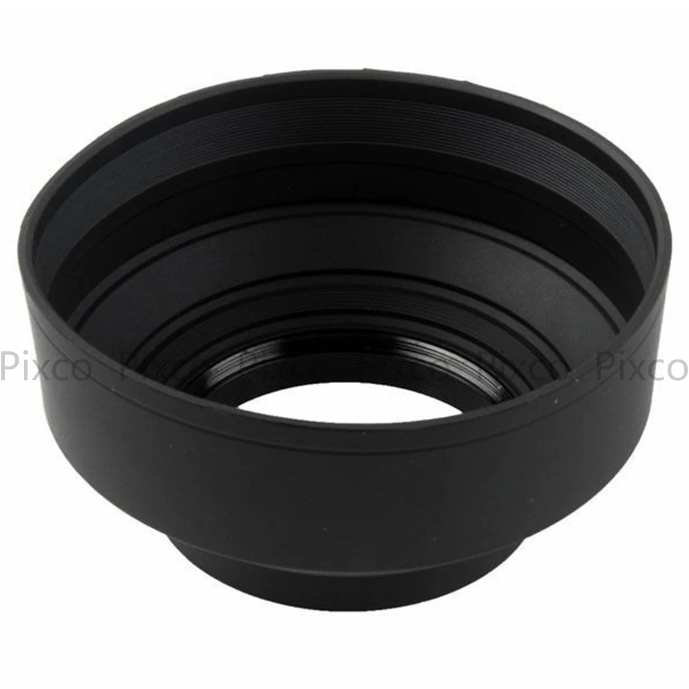 Pixo для камеры Canon Nikon 58 мм 3 в 1 этапа спуск Резиновая бленда Nikon|rubber lens hood|lens hoodcollapsible