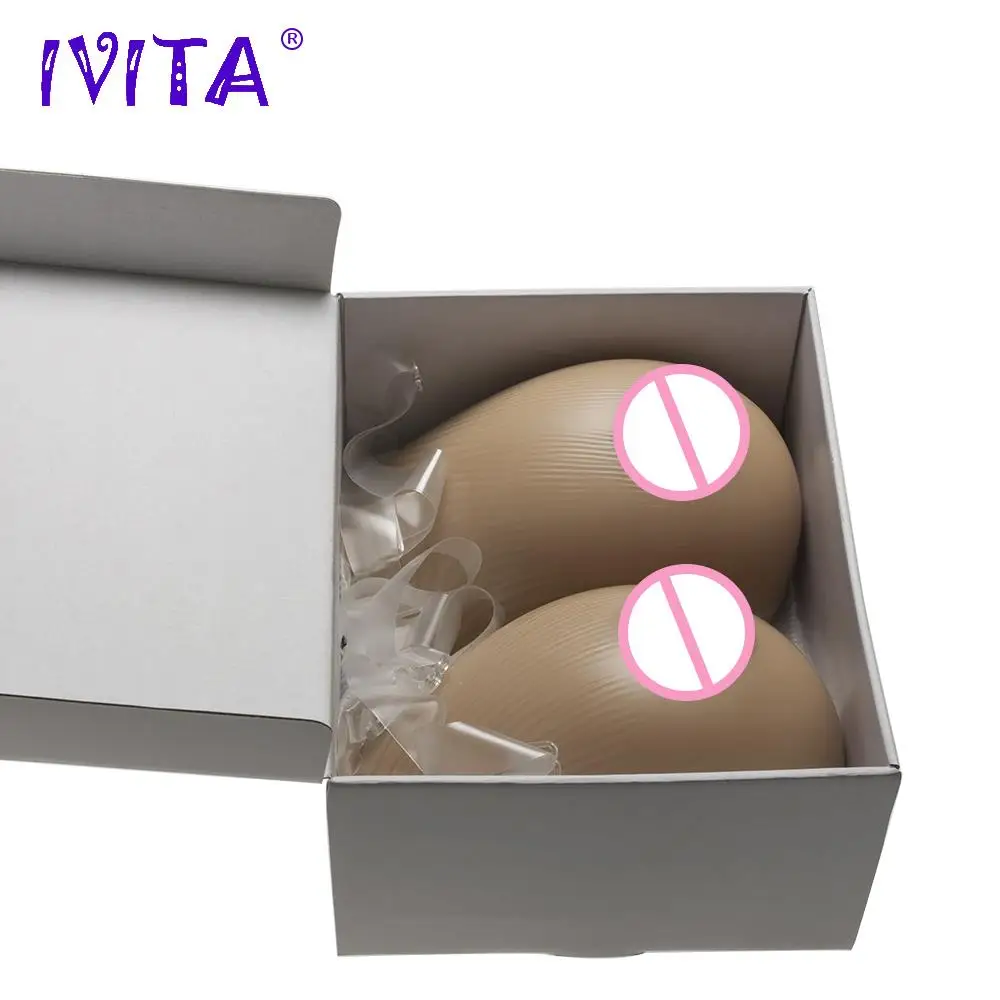 IVITA 2800 г силиконовые формы груди с плечевыми лямками для трансвеститов