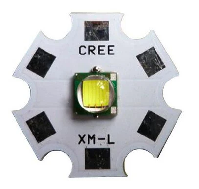 Оригинальный 10 Вт CREE XML XM-L L2 / T6 Белый 6500K флэш-светильник светодиодный светильник