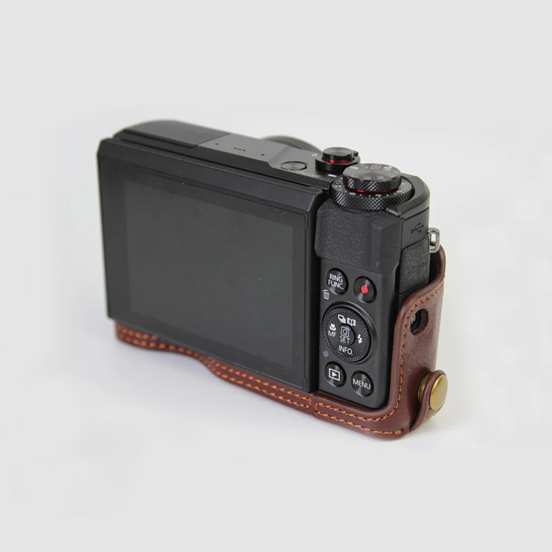 Чехол из натуральной воловьей кожи для камеры Canon G7 X MarkII G7X2 II G7XM2|Сумки