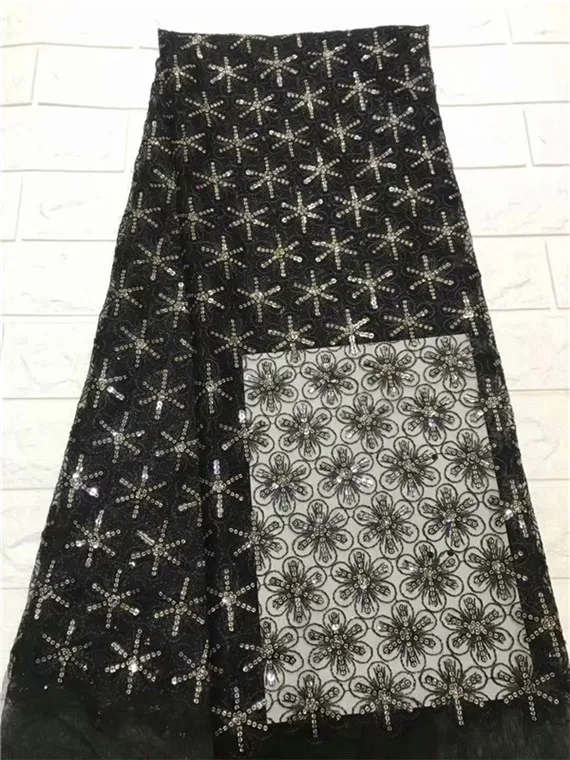 3D цветы новейшие африканские кружевные ткани высококачественные 2019 блестки