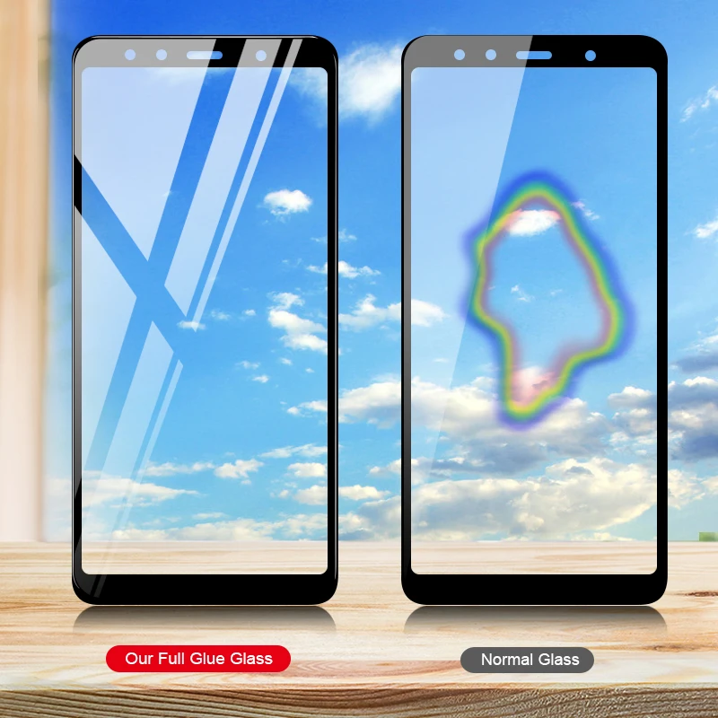 CHYI полное клеевое стекло для Samsung galaxy A7 2018 A6S защита экрана не блокирует экран